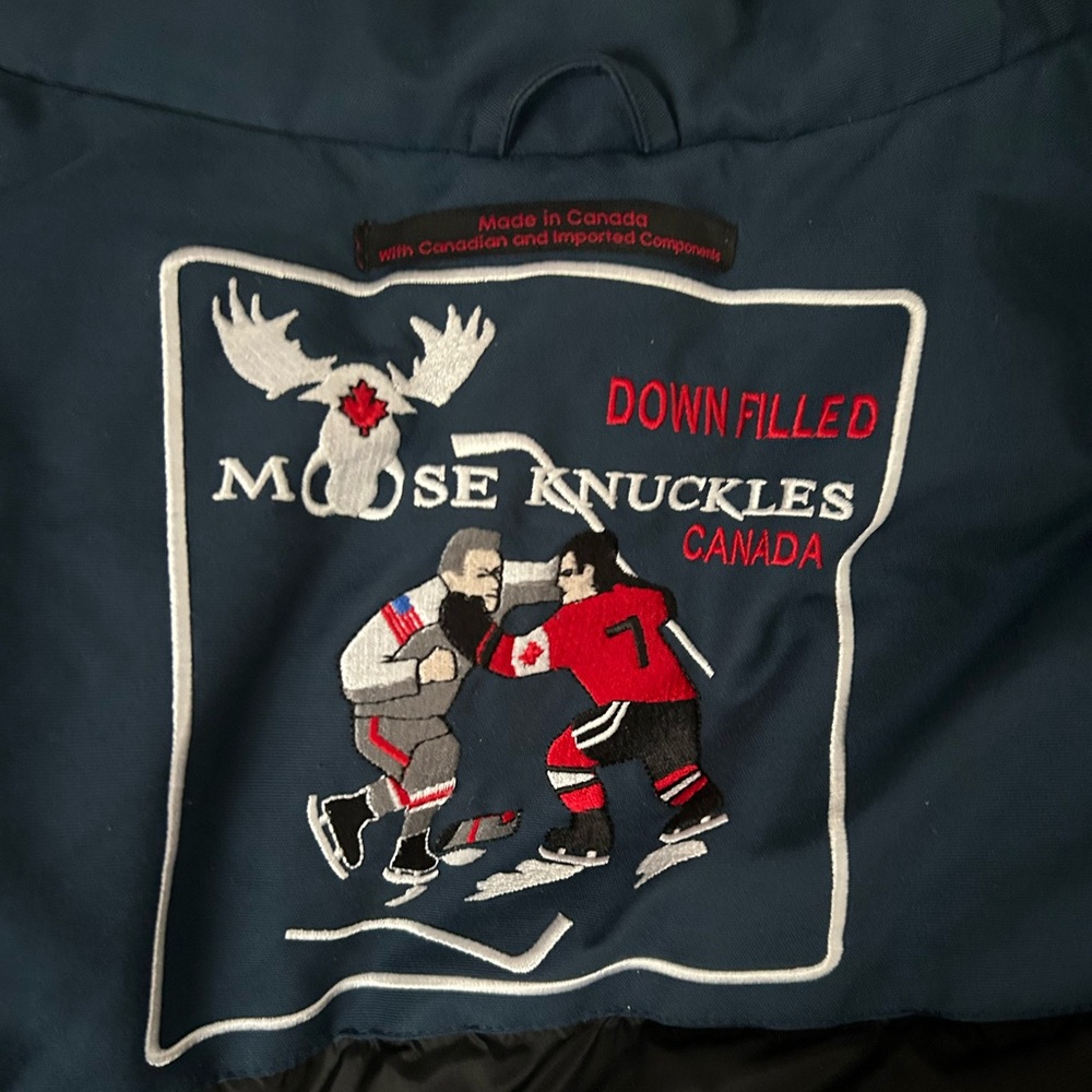 Navy Blue Moose Knuckle